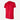 FC Bayern München 1988 - 89 Retro Football Shirt Red & White Back View featuring a plain red back with a white collar.