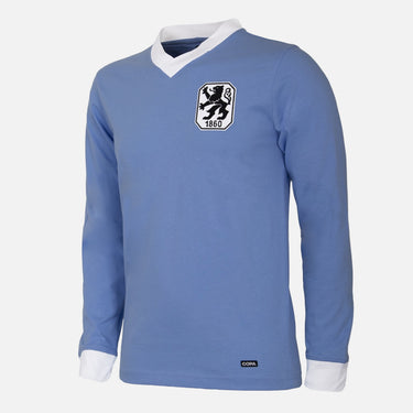 TSV 1860 Munich 1965–66 retro football shirt light blue front view