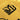 BSC Young Boys embroidered club crest detail on yellow COPA retro football shirt