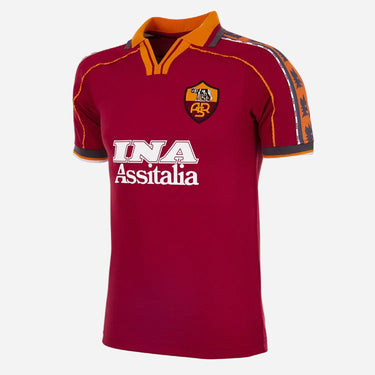 Front view of AS Roma 1998 - 99 Retro Football Shirt