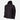 Black COPA puffer jacket with hood, front zipper, and quilted design