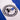Close-up of the Arminia Bielefeld club crest embroidered on the shirt.