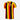 Leones Negros udeG 1974 Retro Football Shirt Yellow, Red & Black with vertical stripes and embroidered club crest on the chest.