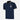 FC Internazionale all over polo shirt in black and blue with geometric pattern front view