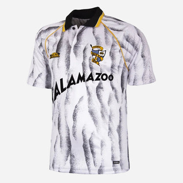 Port Vale FC 1991–92 home retro football shirt white front view