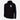 Flat-lay of the black hooded sweater with club crest and ribbon detailing visible on the sleeves.