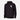 Black Inter Milan windbreaker with hood, full-zip front, and embroidered retro club crest on the chest