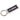 Keychain accessory featuring a matching COPA label stitched onto black fabric.