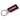 Keychain accessory featuring a matching COPA label stitched onto black fabric.