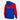 Atlético de Madrid color block windbreaker back view with red and blue panels