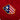 Atlético de Madrid embroidered club crest detail on red color block windbreaker