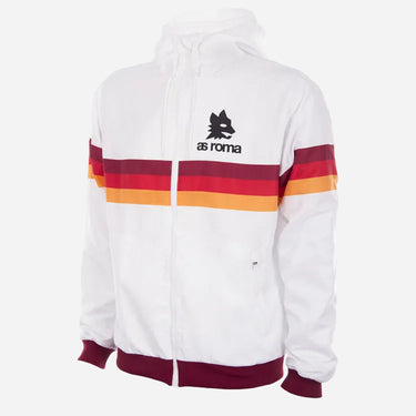 Front View of AS Roma 1980's Retro Football Windrunner