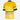 BSC Young Boys 1981–83 retro football shirt back view with black and yellow horizontal sleeve stripes
