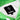 Close-up of the inside neck label on the Borussia Mönchengladbach x COPA hoodie showing co-branded logo and size tag'