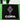 Close-up of the Borussia Mönchengladbach x COPA woven label on the green brim of the bucket hat