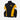 Black and yellow jacket with a logo on a white background