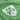 Close-up of the Ireland 1965 Retro Football Shirt’s embroidered shamrock crest on the chest.