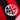 Eintracht Frankfurt 1990 - 91 Retro Football Shirt Red & Black Crest Close-up highlighting the embroidered Eintracht eagle logo.