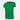 FC St. Gallen 1984 Retro Football Shirt Green & White Back View showcasing a plain green back with white sleeve details.
