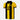 Retro Peñarol football shirt with black and yellow stripes, Volkswagen sponsor logo, and classic club crest.
