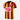Leones Negros udeG 1992 - 93 Retro Football Shirt Yellow, Red & Black with vertical stripes and Coca-Cola sponsor logo on the chest.