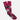 casual red socks with argyle pattern and football pitch markings