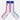 casual white socks football team Italy with Italian flag and number 21