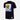 Black T-shirt featuring the South Africa 2010 World Cup emblem, celebrating the first FIFA World Cup hosted on African soil.