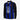 Club Brugge 1998–99 long sleeve retro football shirt by COPA with blue and black vertical stripes front view