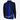 Club Brugge 1998–99 long sleeve retro football shirt back view with blue and black vertical stripes
