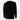 rear view of the sweater in plain black with no print