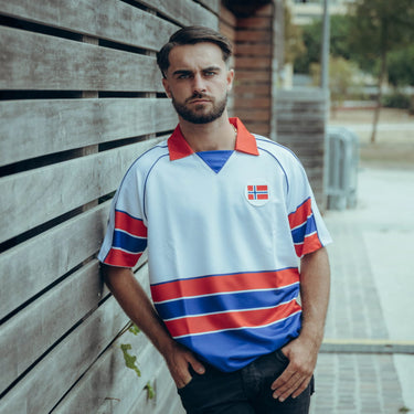 Norway 1988 Away Retro Football Shirt