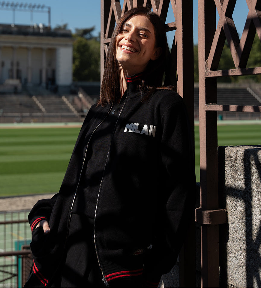 Models wearing the Inter All Over Collection