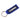 Blue fabric keychain with COPA branding and silver keyring.