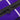 Close-up of purple fabric and black zipper.