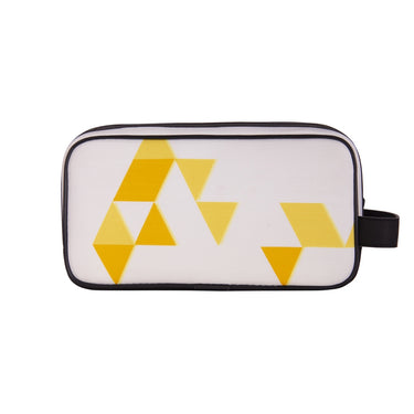 Side view of the bag showing its compact rectangular shape