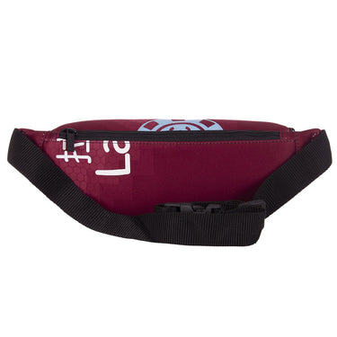 Side view of the Recycled Fanny Pack showing the black adjustable strap.