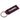 Keychain accessory featuring a matching COPA label stitched onto black fabric.