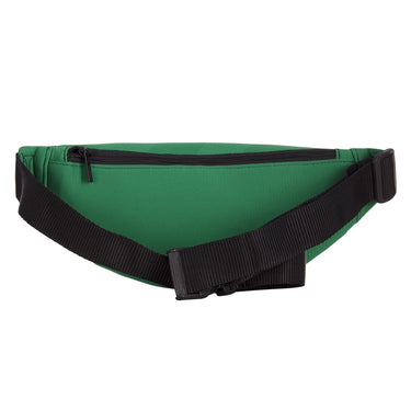 Side view of the Recycled Fanny Pack showing the black adjustable strap.
