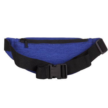 Side view of the Recycled Fanny Pack showing the black adjustable strap.