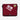 Front view of maroon Recycled Courier Bag with white Chinese characters and Burnley Crest