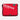 Flat-lay of the red Recycled Courier Bag featuring "HEINZ VON HEIDEN" text and the Hannover 96 badge.