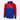 Atlético de Madrid color block hooded sweater in red blue and white front view