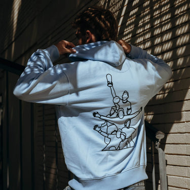 Argentina Legends Embroidery Hooded Sweater