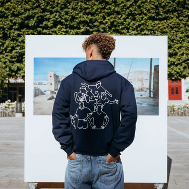France Legends Embroidery Hooded Sweater