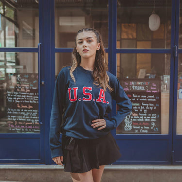 USA 1934 Retro Football Sweater
