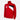 Red Eintracht Frankfurt retro track jacket with white and black diagonal design and embroidered club crest